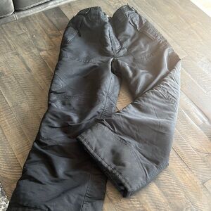 Kids black snow pants